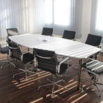 an empty meeting room